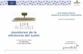 monitoreo de la eficiencia del suelo - Life Resilience