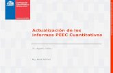 Actualización de los informes PEEC Cuantitativos