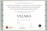 Certificado de participación en el PROYECTO DE MEJORA Y ...