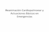 Reanimación Cardiopulmonar y Actuaciones Básicas en ...