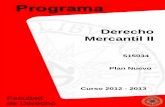 Derecho Mercantil II - UNED