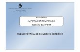 SUBSECRETARIA DE COMERCIO EXTERIOR