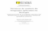 Técnicas de análisis de lenguajes aplicadas en Biología