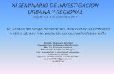 XI SEMINARIO DE INVESTIGACIÓN URBANA Y REGIONAL
