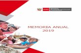 MEMORIA ANUAL 2019 - vivienda.gob.pe