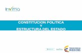 CONSTITUCION POLITICA Y ESTRUCTURA DEL ESTADO