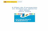 II Plan de Formación en Gobierno Abierto del INAP 2021-2024