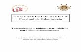 UNIVERSIDAD DE SEVILLA Facultad de Odontología