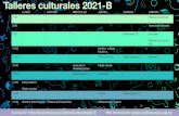 Horarios talleres culturales 2021-B
