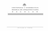 CRITERIOS Y NORMATIVA BÁSICA DE ARQUITECTURA E S C …
