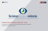 PRESENTACIÓN DEL PROCESO CENSAL 2017 - PIURA