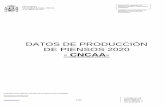 DATOS DE PRODUCCIÓN DE PIENSOS 2020