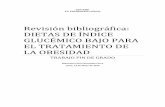 Revisión bibliográfica: DIETAS DE ÍNDICE GLUCÉMICO BAJO ...