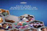 Guía para formulación de políticas públicas