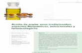 Aceite de argán: usos tradicionales, aspectos fitoquímicos ...