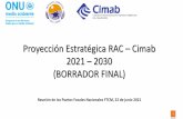 Proyección Estratégica RAC – Cimab 2021 – 2030 …