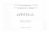 LIMITES Y DERIVADAS - unal.edu.co