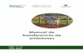 Manual de transferencia de embriones
