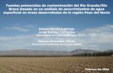 Fuentes potenciales de contaminación del Rio Grande/Río ...