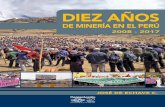 años De minería en el 2008 - 2017 DIEZ AÑOS