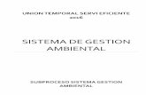 SISTEMA DE GESTION AMBIENTAL - Colombia Compra