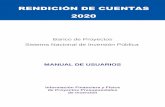RENDICIÓN DE CUENTAS 2020 - Oficina de Planeamiento y ...