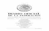 CONTENIDO - Diario Oficial de la Federación
