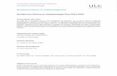 Residencia Clínica en Implantología Oral 2021-2022