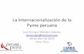 La Internacionalización de la Pyme peruana
