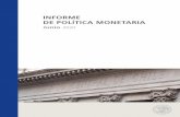 INFORME DE POLÍTICA MONETARIA