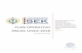 Plan Operativo Anual UISEK-2018