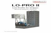Geotech LO-PRO II Manual de Instalación y Operación