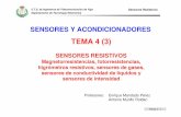 E.T.S. de Ingenieros de Telecomunicación de Vigo Sensores ...