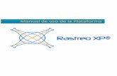 Manual de uso de la Plataforma - RastreoXP