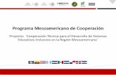 Programa Mesoamericano de Cooperación