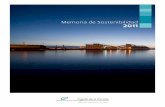 Memoria de Sostenibilidad 2011 - Port of A Coruña