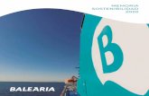 MEMORIA SOSTENIBILIDAD 2020 - Baleària