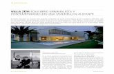 villa züv: equilibrio minimalista y contemporáneo en una ...