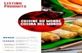 CUISINE DU MONDE COCINA DEL MUNDO - BASCO RESTAURATION