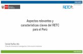 Aspectos relevantes y características claves del RETC para ...