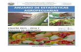 ANUARIO DE ESTADÍSTICAS AGROPECUARIAS