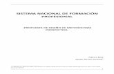 SISTEMA NACIONAL DE FORMACIÓN PROFESIONAL