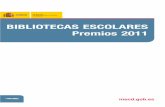 BIBLIOTECAS ESCOLARES Premios 2011 - redined.mecd.gob.es