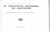 EL INSTITUTO NACIONAL DE PREVISIÓN