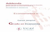 Econometría II - UCAVILA