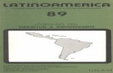 CUADERNOS DE CULTURA LATINOAMERICANA 89