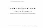 MANUAL DE OBLIGACIONES Y FUNCIONES (MOF)