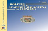 Vol. XII BOLETÍN BOLETÍN de la ACADEMIA MALAGUEÑA de ...