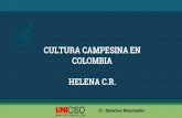 CULTURA CAMPESINA EN COLOMBIA HELENA C.R.