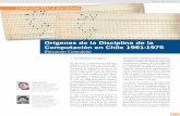 Orígenes de la Disciplina de la Computación en Chile 1961-1975